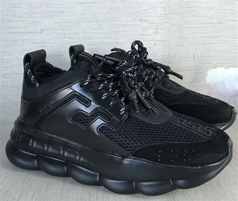 versace chain reaction total black|Versace chain reaction black multi.